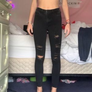 Hollister ripped jeans